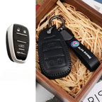 Étui à clés de voiture en cuir Alfa Romeo