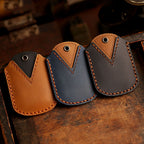 Carsine Toyota Leather Car Key Cover 3 Button Black / 3 Button