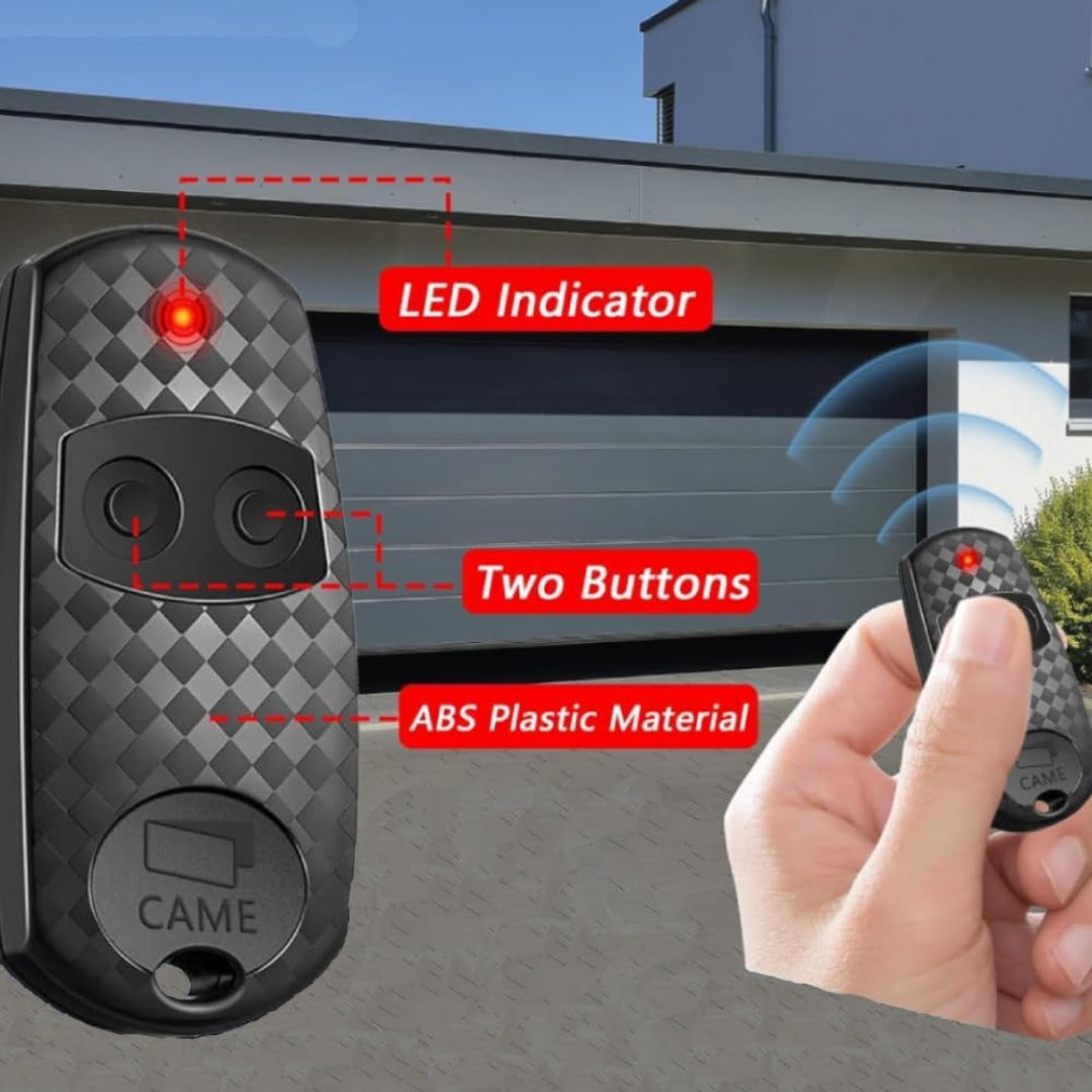 Carsine 3 Pack Came Garage Door Remote Control Key, 433.92MHZ, Universal Gate Fob Remote Compatible with CAM TOP-432EE, TOP-432EV,TOP432-NA 432 EE