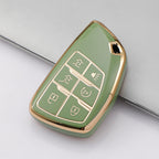 Carsine Chevrolet Car Key Case Golden Edge Green / Key case