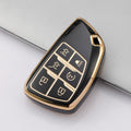 Carsine Chevrolet GMC Car Key Case Golden Edge Black / Key case
