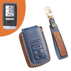 Acura MDX CDX RDX TLX Leather Car Key Cover