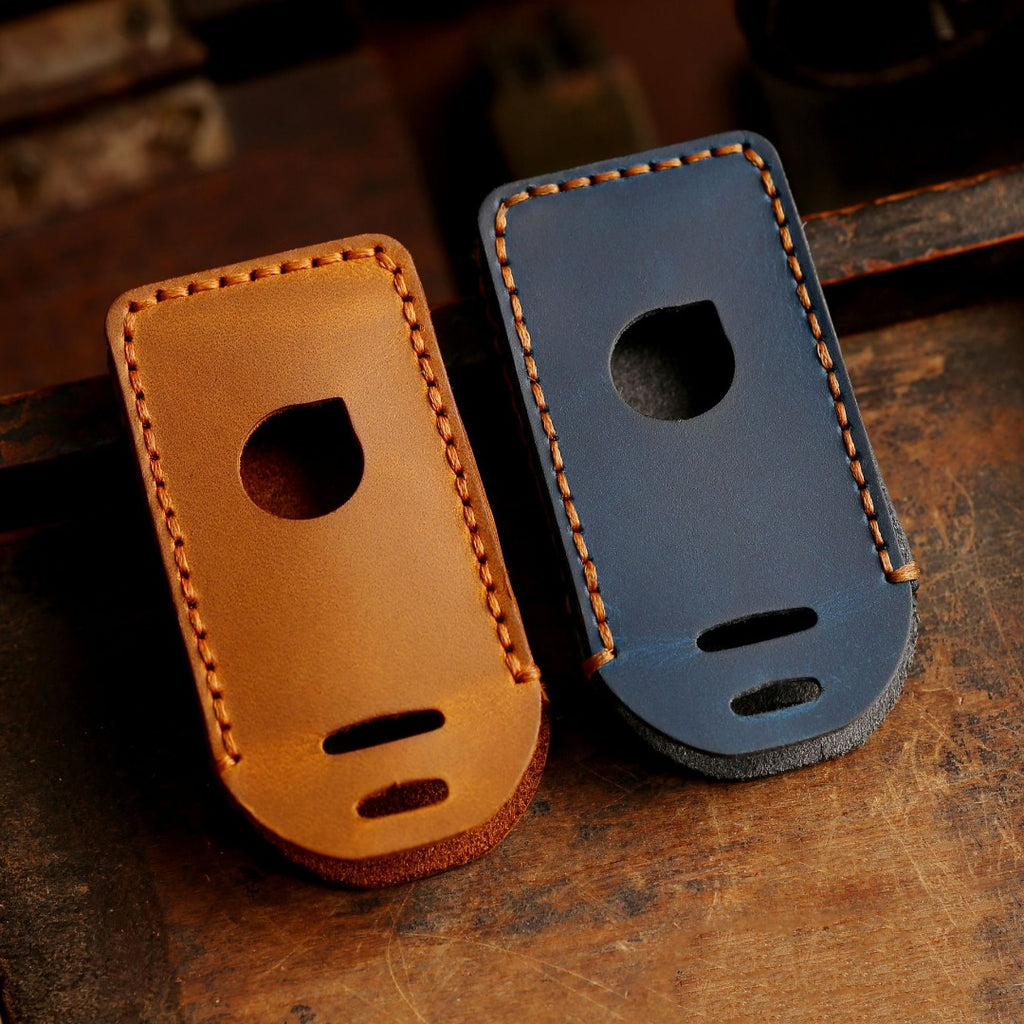 Carsine Volvo XC60 Leather Car Key Cover 5,6 Button Black / 5 Button