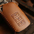 Étui en cuir pour clé de voiture Lexus à 2, 3 ou 4 boutons