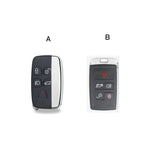 Carsine Land Rover/Jaguar Leather Key Cover | Handmade Full-Grain | Precision Fit 2010-2025 Models Black / A