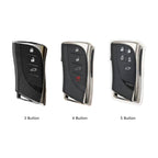 Lexus ES200 RX/ES300 NX200 LM350h LM500 Leder-Autoschlüsselhülle mit 3, 4 und 5 Tasten