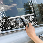 Carsine All-Purpose Stainless Steel Shower Squeegee for Shower Glass Door, Car Windows, Bathroom Cleaner Tool Household Window Mirror Squeegee Black / 10-Inch