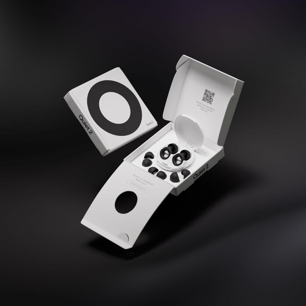 Ear Plugs – Ultra-Comfy Reusable 24dB (SNR) Noise-Reducing Earplugs for Sleep, Deep Focus, Travel, Noise Sensitivity, Flexible Hearing Protection, Customizable Fit