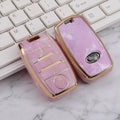 Carsine Kia Car Key Case Gold Inlaid With Jade Pink / Key case