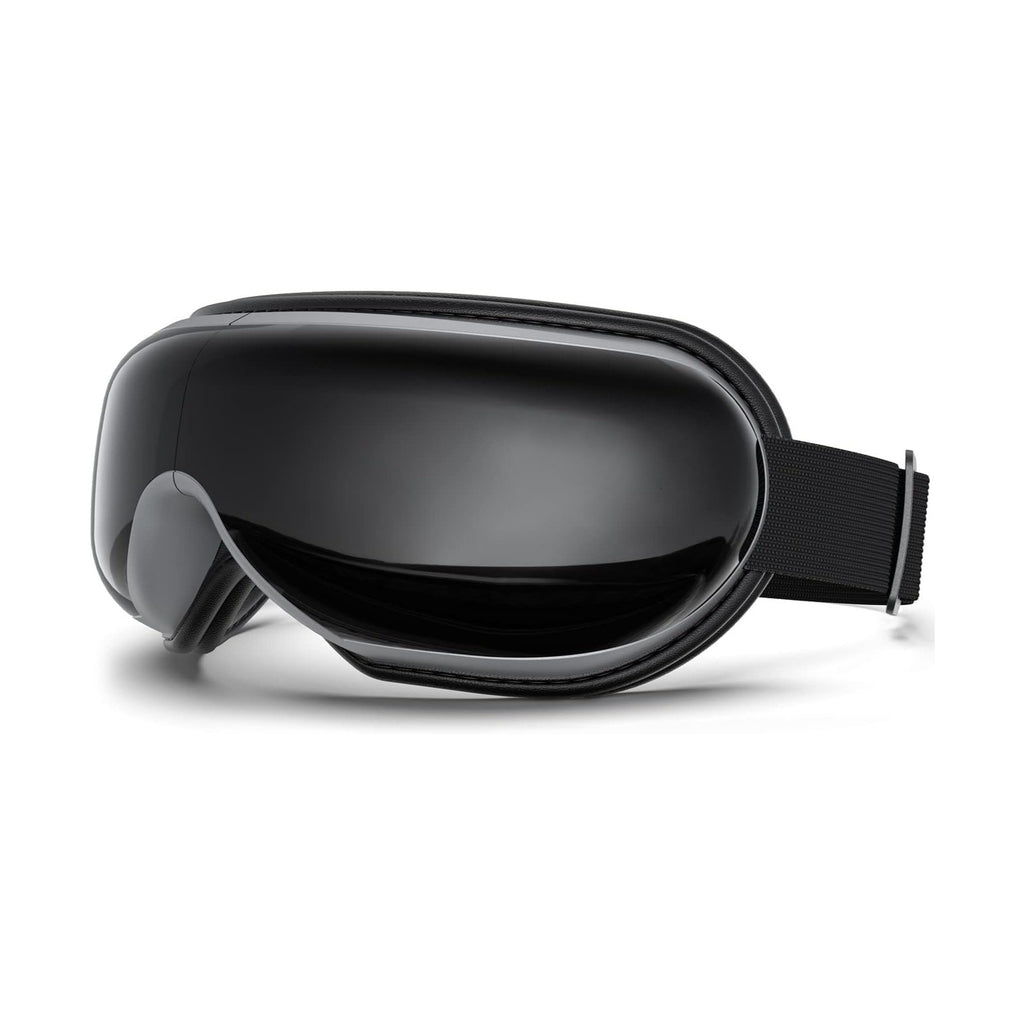 Carsine Eye Massager with Heat, FSA Eligible HSA Eye Mask for Migraine, Sleep Mask for Dry Eyes Relax, Reduce Eyeris Strain Black