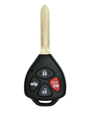 Carsine Toyota Scion Car Key Case Golden Edge Black / Key case