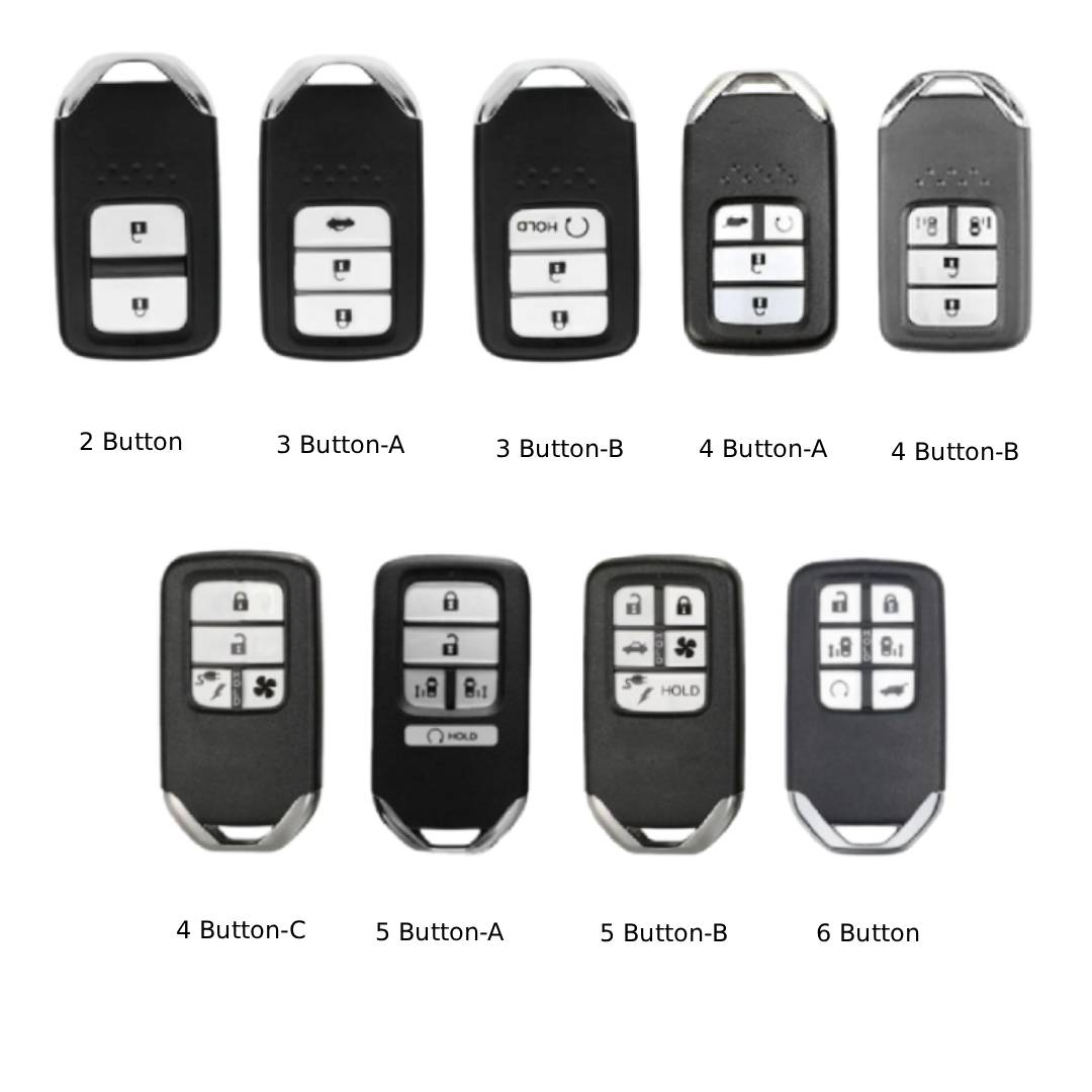 Honda CRV Lingpai XRV Civic Accord Guandao Fit Leather Car Key Cover 2,3,4,5,6 Button