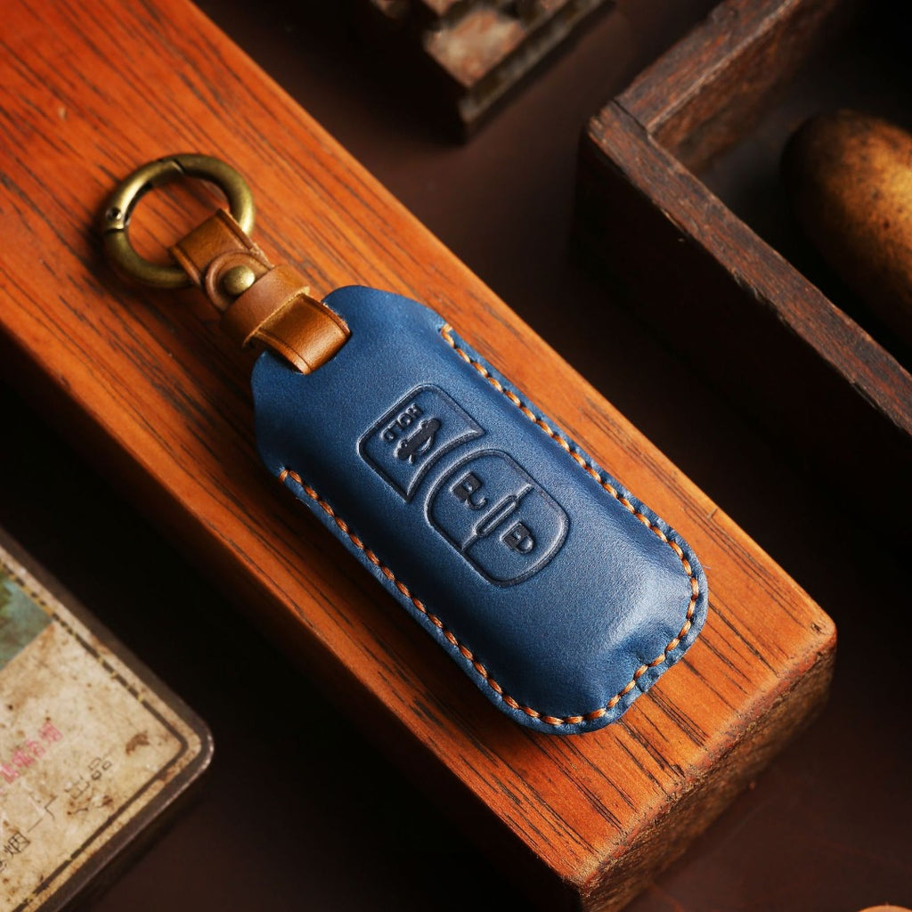 Étui de clé de voiture en cuir Mazda Angkesaila CX4 CX5 CX8 CX9 CX30 Atez 2,3 boutons