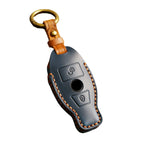 Carsine Mercedes Benz Leather Car Key Cover 2,3 Button Black / 2 Button
