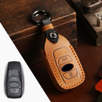 Carsine Subaru Leather Car Key Cover 3,4 Button Brown / 3 Button