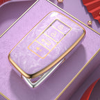 Carsine Lexus Car Key Case Gold Inlaid With Jade Pink / Key case