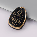 Carsine GMC Car Key Case Golden Edge Black / Key case