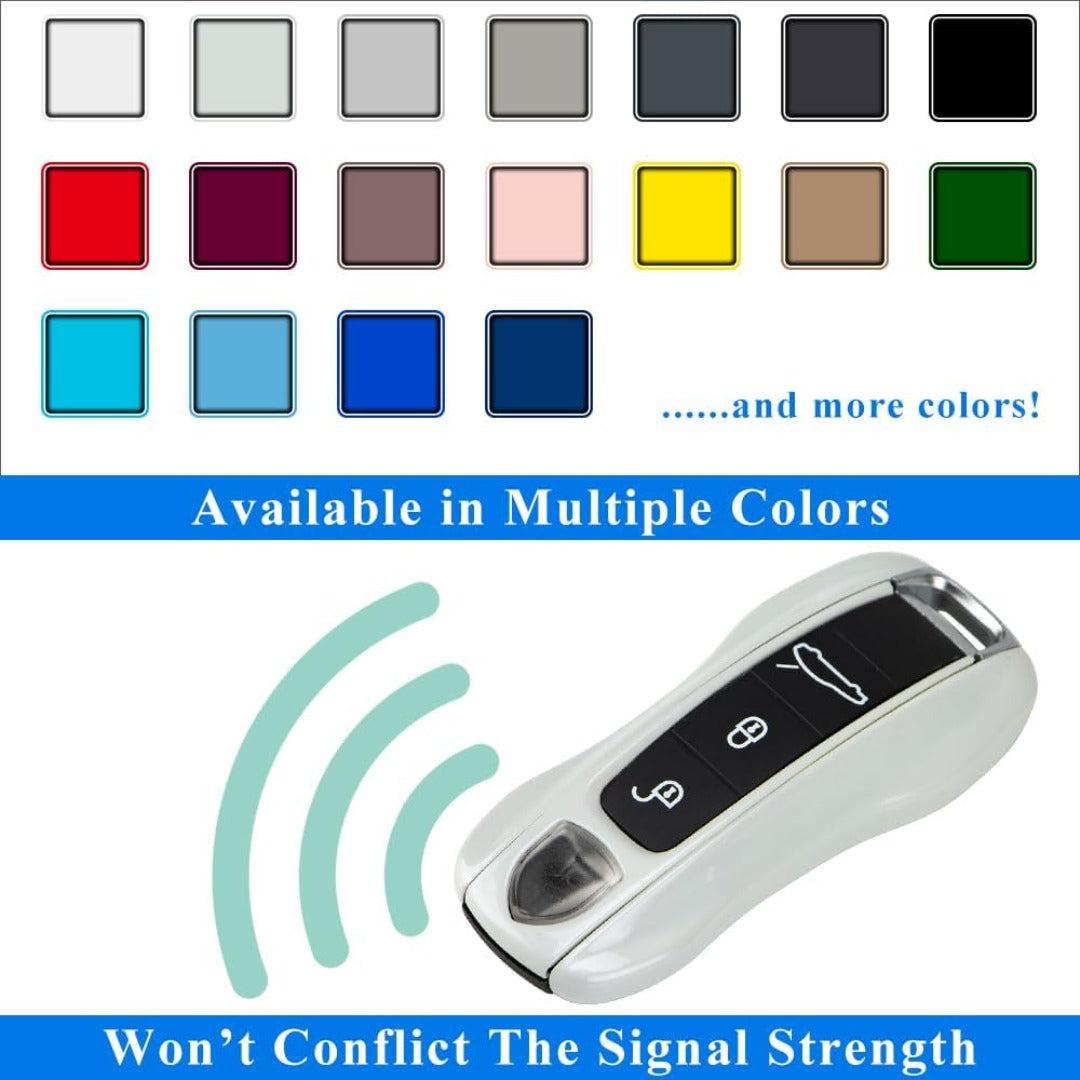 Porsche Schlüsselgehäuse-Ersatz, 3-teilig, lackierte Schlüsselabdeckung 