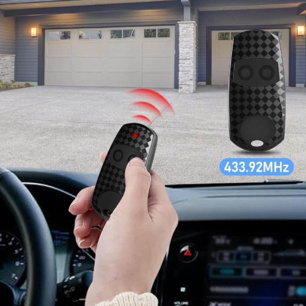 Carsine 3 Pack Came Garage Door Remote Control Key, 433.92MHZ, Universal Gate Fob Remote Compatible with CAM TOP-432EE, TOP-432EV,TOP432-NA 432 EE