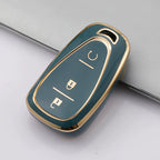 Carsine Chevrolet Car Key Case Golden Edge Grey / Key case
