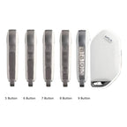 Étui en cuir pour clé de voiture Kia à 5, 6, 7, 8 ou 9 boutons