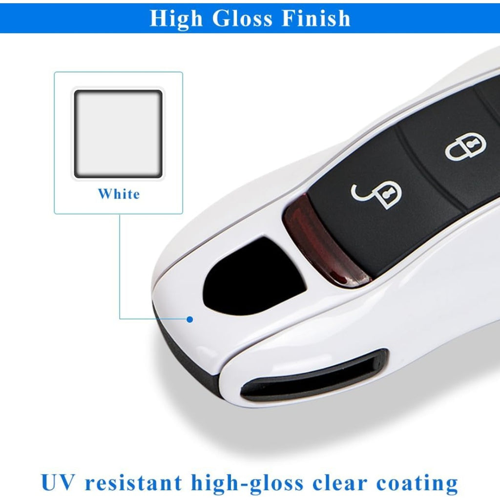 Coque de remplacement pour clé Porsche, 3 pièces, peinte 
