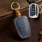 Hyundai IX45 Leather Car Key Cover 3,4 Button