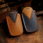 Étui de clé de voiture en cuir pour Toyota Camry, 4 boutons