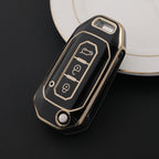 Carsine Ford Car Key Case Golden Edge Black / Key case